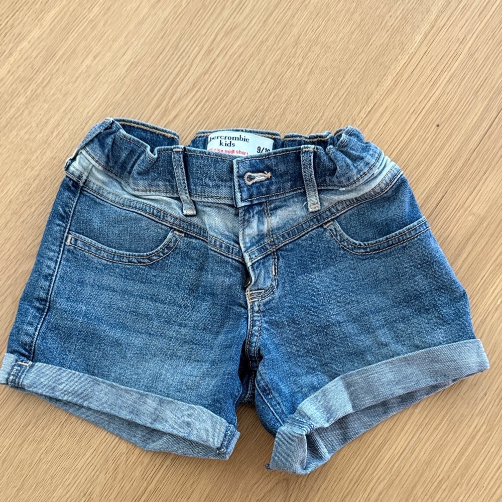 Abercrombie Kids Classic Blue Jean Shorts
